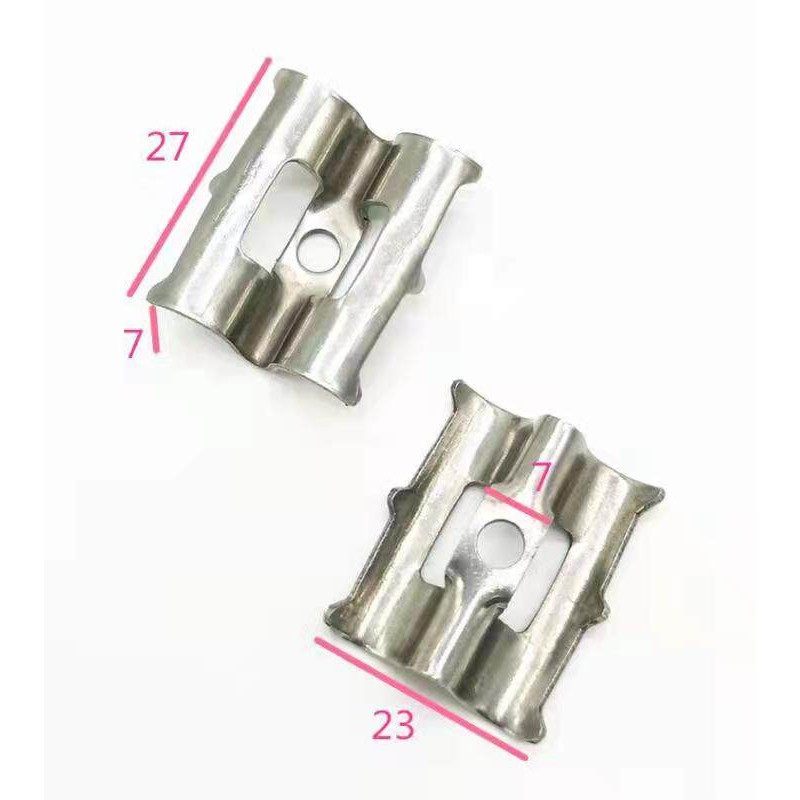 需定制18户外重竹地板扣件 不锈钢连接件 201六刺卡扣U型地板卡件