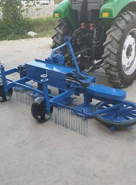 果园用避让式割草机果林茶树除草打草四轮拖拉机带多盘树空避障式