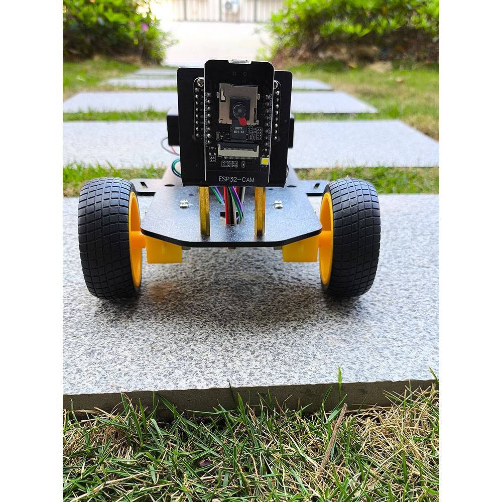ESP32-CAM智能小车三轮套件带摄像头功能DIY初学者入门小车机器人