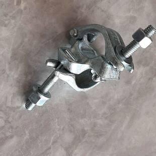 需定制镀锌锻造扣件十字直角转向固定锻压钢管镀锌架子悬梁旋转脚