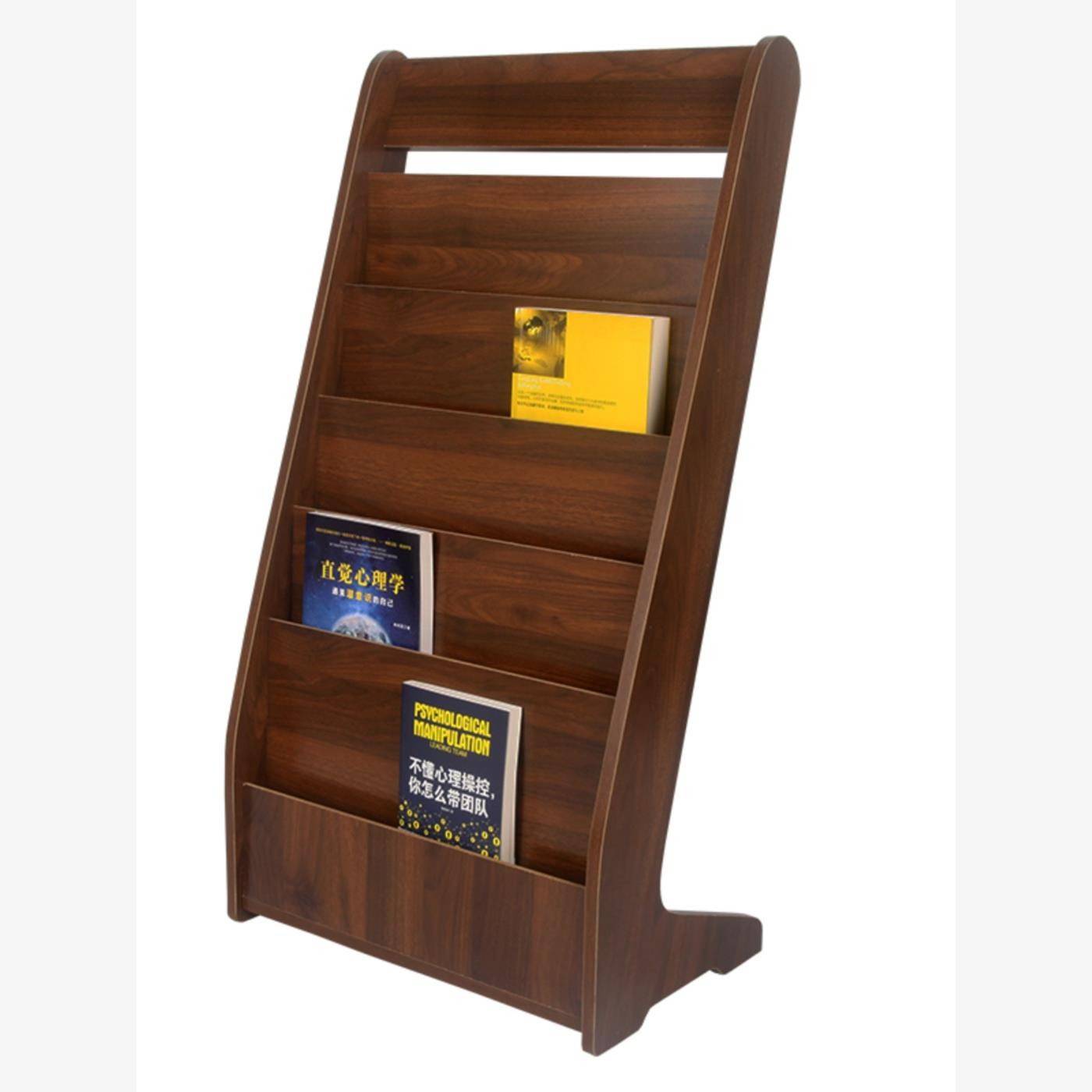 需定制书报架落地杂志架北欧宣传折页书刊资料展示架立式多层资料