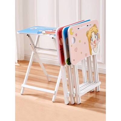 需定制儿童折叠学习桌椅小学生书桌家用写字桌课桌椅套装简约写字