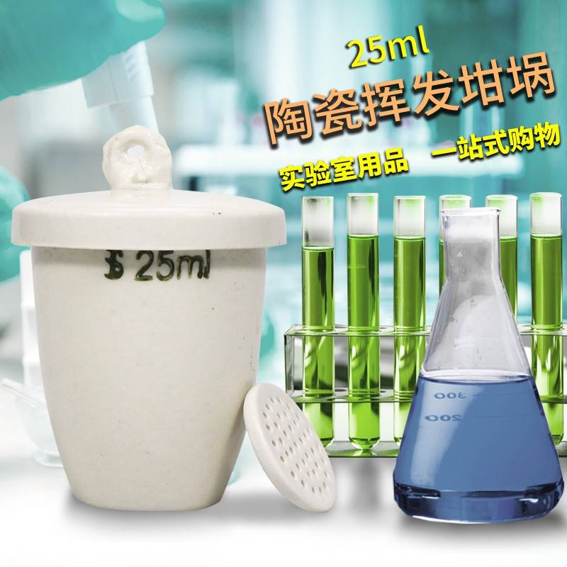 需定制实验陶瓷挥发坩埚古氏细孔坩埚罗加坩埚粘结指数坩埚G坩埚
