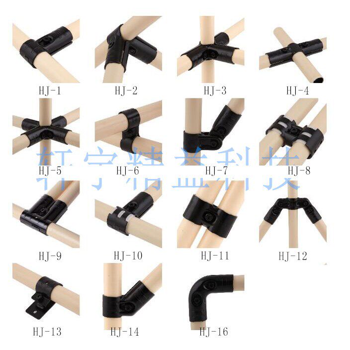 需定制热卖外径28MM精益管配件连接件线棒接头精益管接头HJ系列