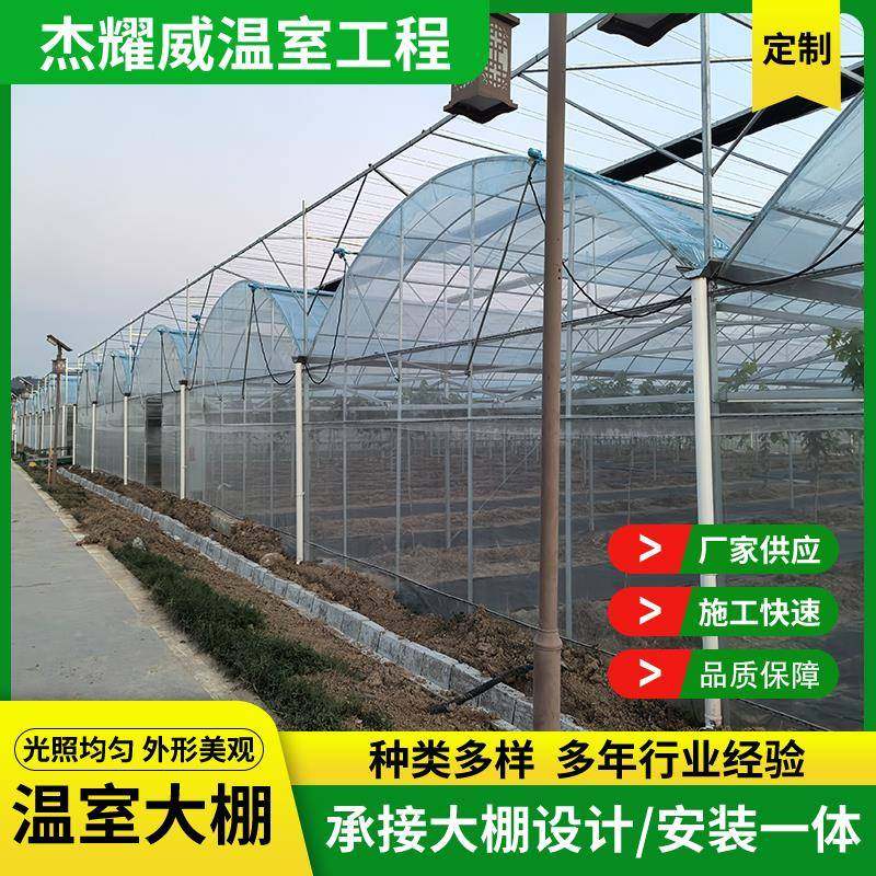 连栋薄膜温室大棚 棚智能温室花卉蔬果畜牧连体玻璃温室 养殖大棚