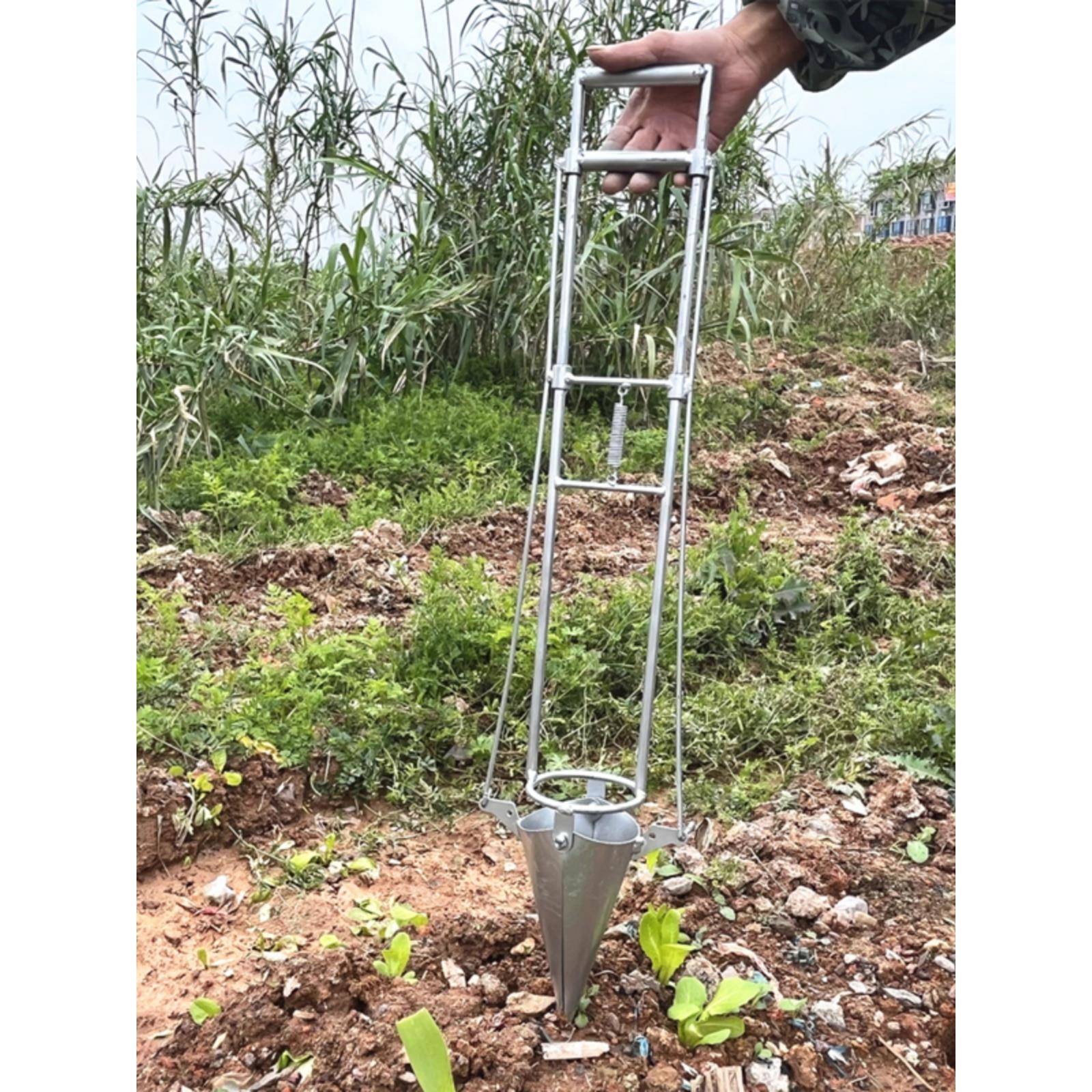 栽苗器种植器农用工具鸭嘴栽苗器种菠萝土豆烟苗移栽神器蔬菜栽苗