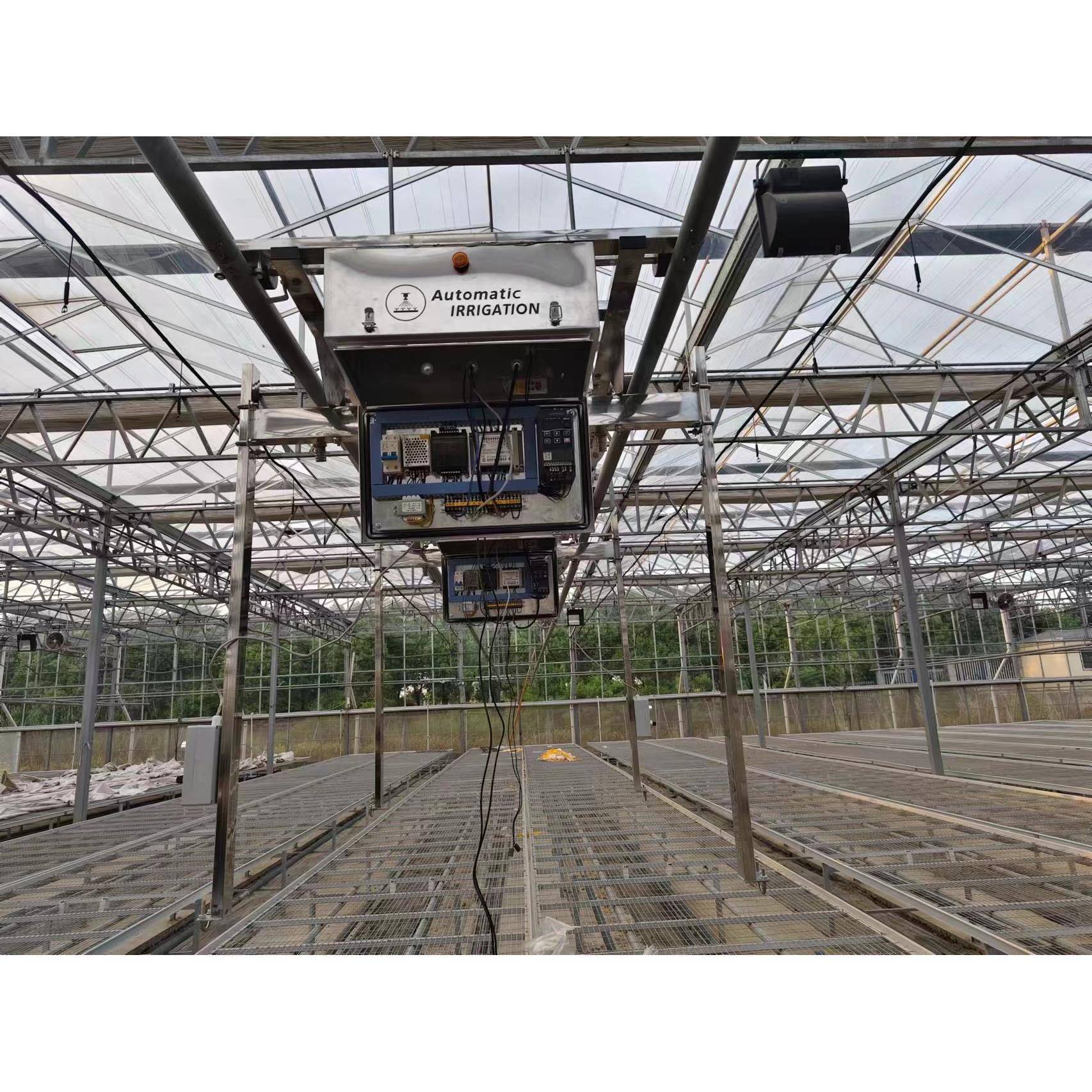 智能温室设备 全自动喷灌机 三位转换喷头 胶管滑车 吊钩