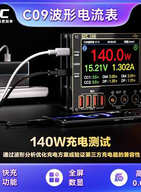 需定制i2C C09波形电流表 多种数显模式 充电检测/电压测量 万用