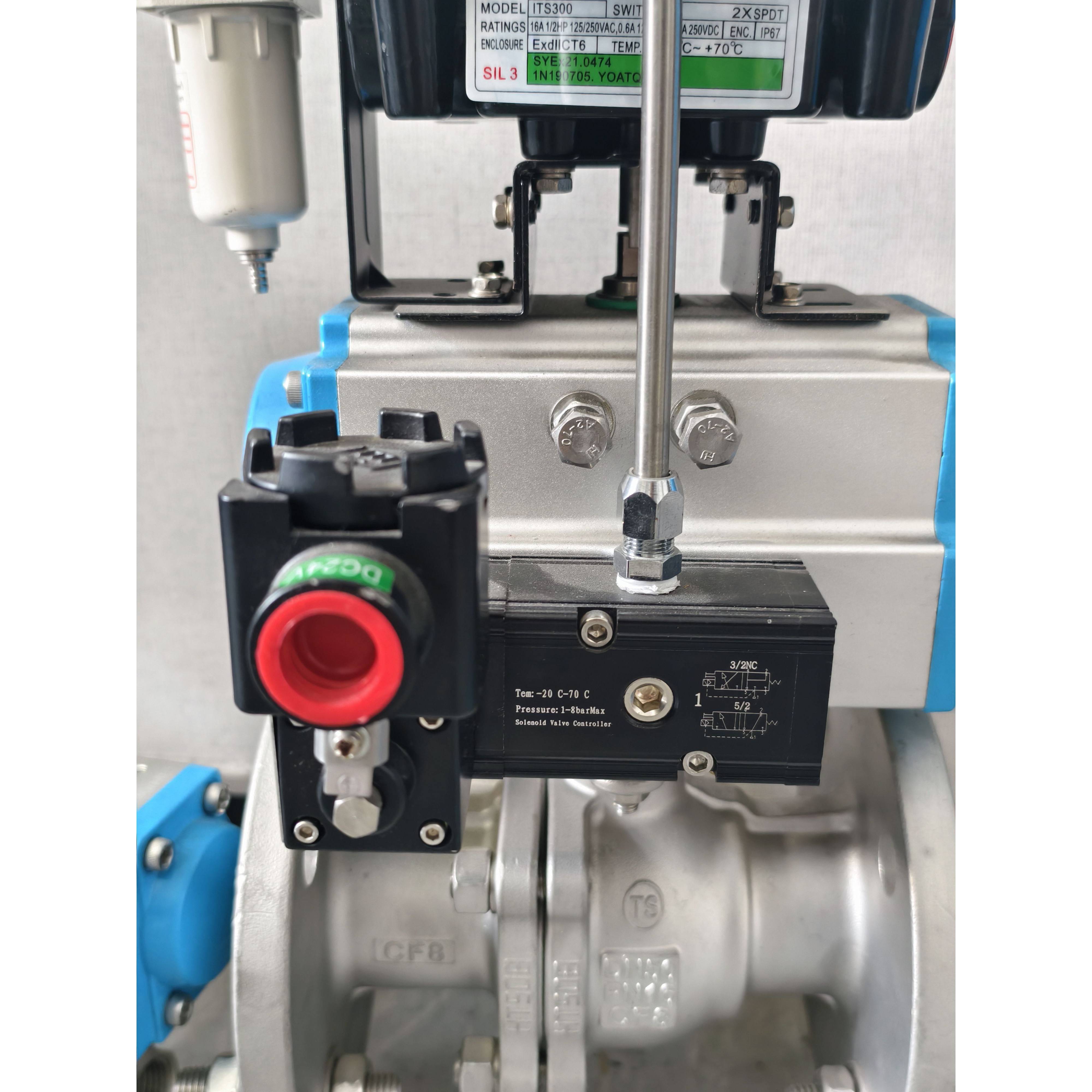 需定制隔爆电磁阀一体式EX0881 气动执行器隔爆防爆电磁阀CT6