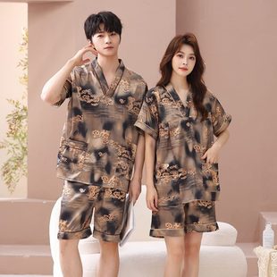 汉蒸服 新中式 汗蒸服女款 情侣洗浴服男士 按摩足疗桑拿服加肥加大码