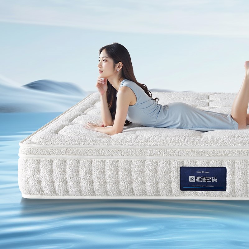 主卧室床垫1米5乳m胶床垫五星级酒店独立弹簧25cm席梦思1.8米软垫