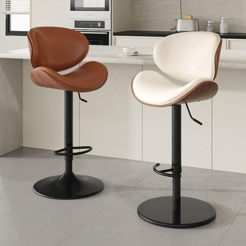 酒吧椅咖啡厅商用吧台凳前台接待椅中古吧台椅家用北欧简约高脚凳