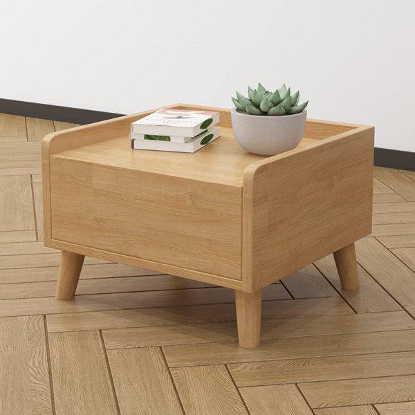 现代简约床头柜日式榻榻米地台小柜子经济型实木脚迷你收纳矮柜