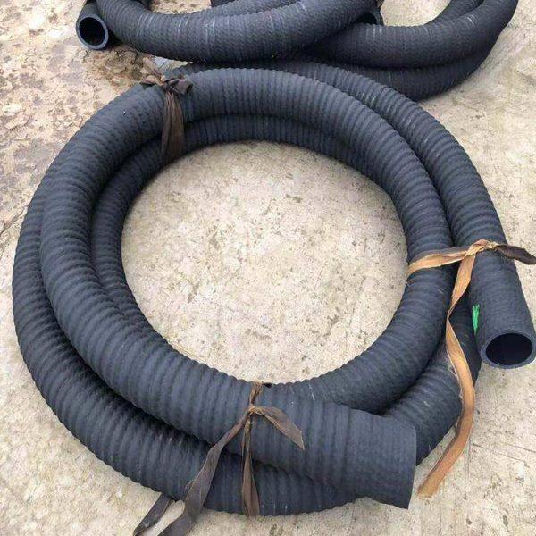 负压钢丝缠绕管黑夹布橡胶管耐磨吸沙抽沙管抽砂吸砂管抽污吸污管