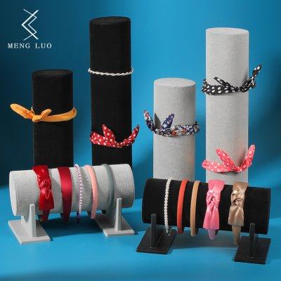绒布发箍收纳架头箍展示架头绳发圈首饰架摆摊展示架饰品陈列架子