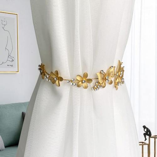 窗帘挂球绑球墙钩固定一对免打孔轻奢装饰配件小饰品吊坠北欧挂钩