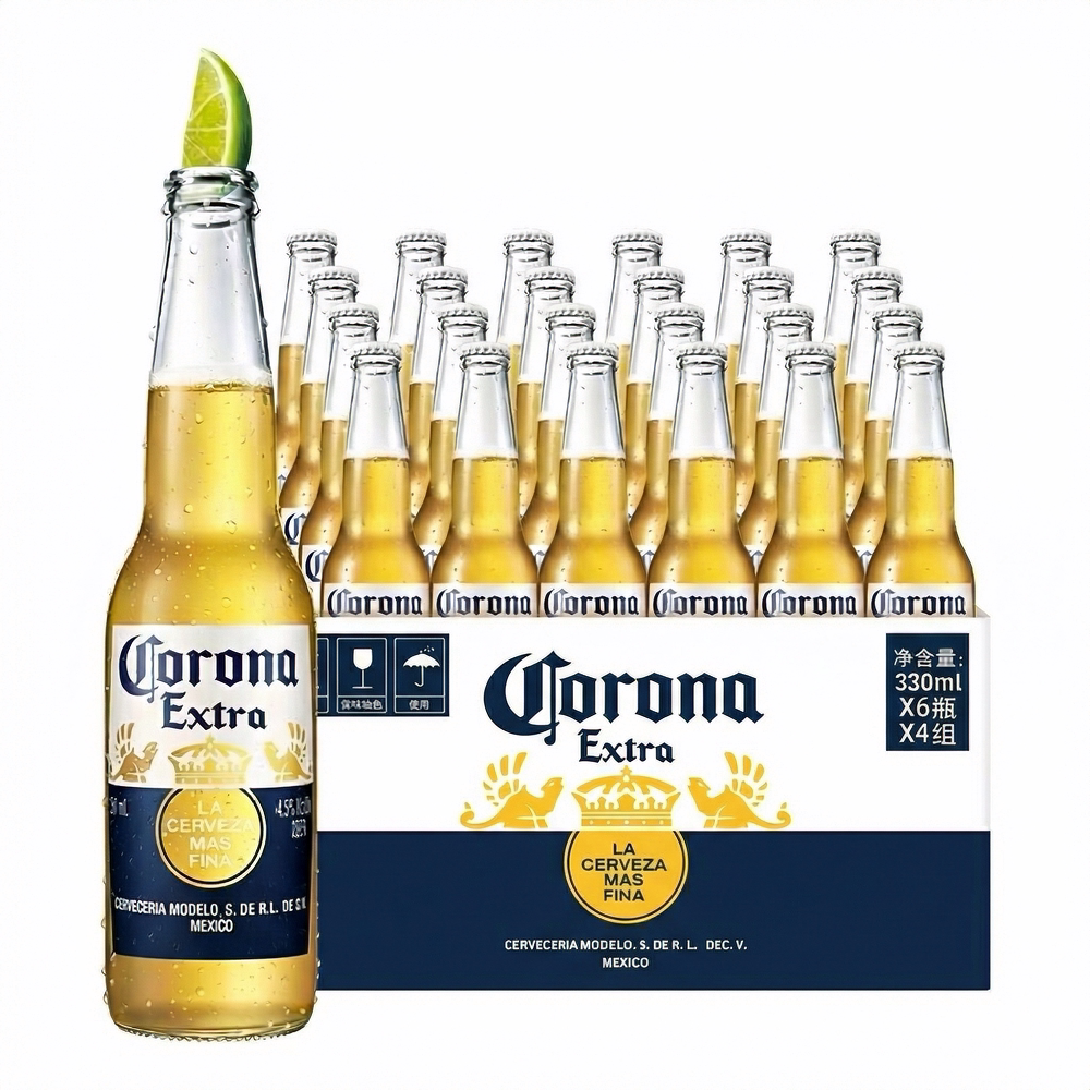 科罗娜啤酒墨西哥风味330ml*24瓶