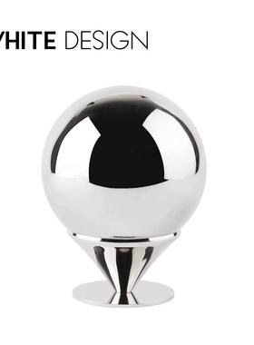 White Design牙签罐牙线盒牙签筒轻奢创意意式极简不锈钢摆件饰品