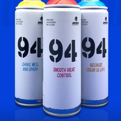 MTN 94/专业涂鸦喷漆艺术壁画手摇自喷漆/400ML 哑光/六只包邮