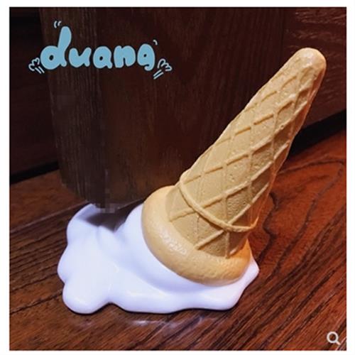 创意雪糕门挡防撞门塞顶门阻门挡门阻防风可爱抵门器门.楔子挡门