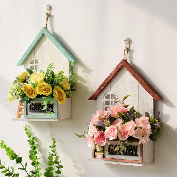 北欧室内房间墙面装饰挂花餐厅店铺墙壁创意挂件客厅墙上壁挂饰品