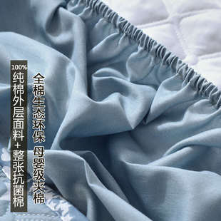 纯棉夹棉床笠床罩单件全棉2025新款四季通用儿童男孩加厚1米2床单