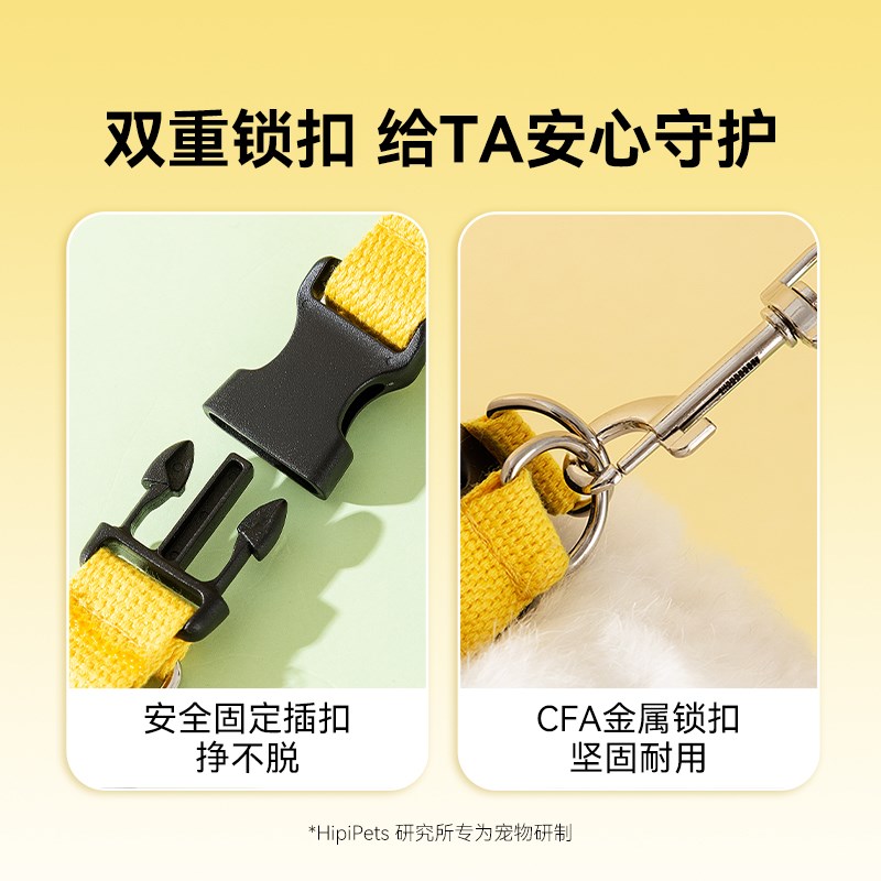 宠物狗狗背心式胸背带狗狗牵引绳遛狗绳外出防止挣脱可调节小型犬