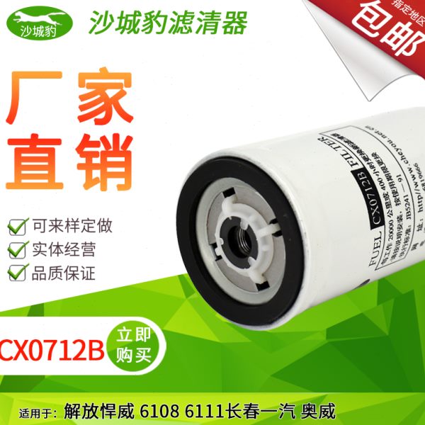 CX0712B柴油燃油滤芯CX0711B适用1117060-29D柴滤格A3000-1105030