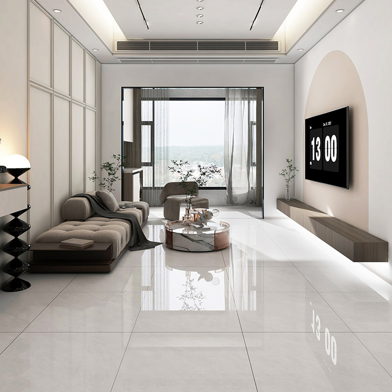 浅灰色瓷砖800xm800连纹通体大理石地砖客厅餐厅卧室防滑地板砖