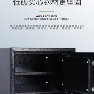 家用机械双层迷你保险箱办公钥匙保管箱文件老年人保险柜入墙防盗