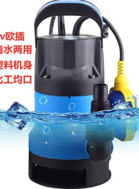塑料花泵外抽水园潜水泵带污水泵工程化工水销海家用小型浮球