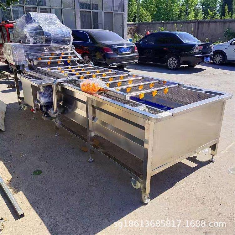 工业气泡洗菜机大型商用全自动喷淋式蔬菜清洗大枣橘子清洗机