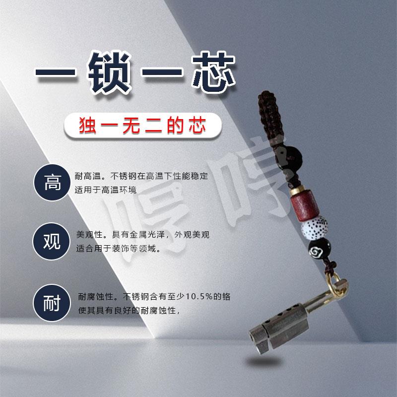 定做不锈钢cb锁芯cd锁pa环锁困龙锁白鲸不通开孤配锁芯贞洁笼子锁