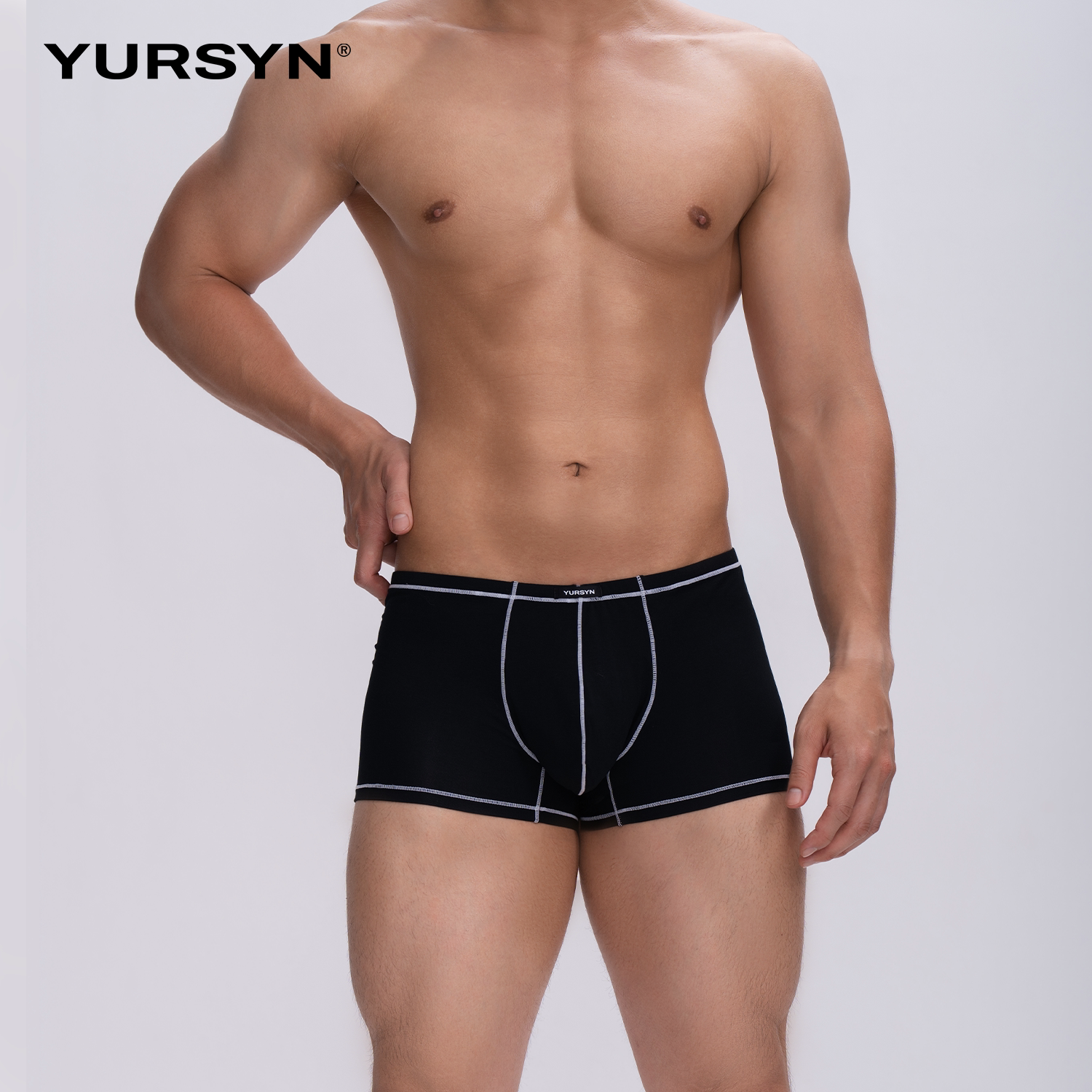 YURSYN冰丝透气男士平角内裤