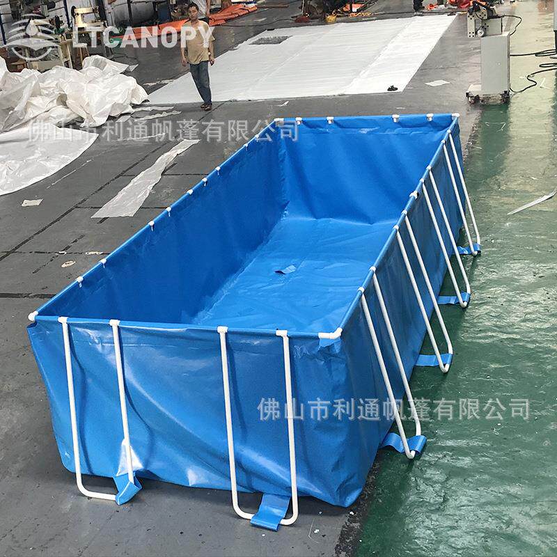 PV防C水帆布加密加厚耐用养殖游PVC防水泳池鱼池车水池帆篷按图纸