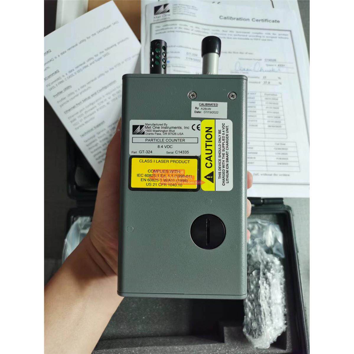 国TMetOnCe G-3美24四通道尘埃粒子计数器 带温湿度功能 代替HHP3