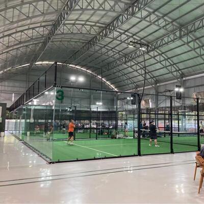 praddle te草nnis板球运可定制动10米20米带顶棚Padl coeut帕德网