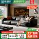 意式 极简豆腐块太空舱电动真皮沙发客厅功能头层牛皮直排零靠墙