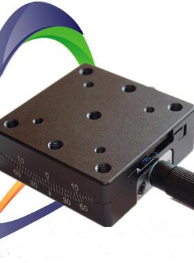 NT01GM10精密手动角位台倾斜台弧形工作台光学旋转台俯仰台