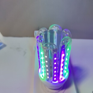 6U灯泡诱虫光源LED12V太阳能杀虫灯紫光灯灭蚊灯12个发光面全光谱