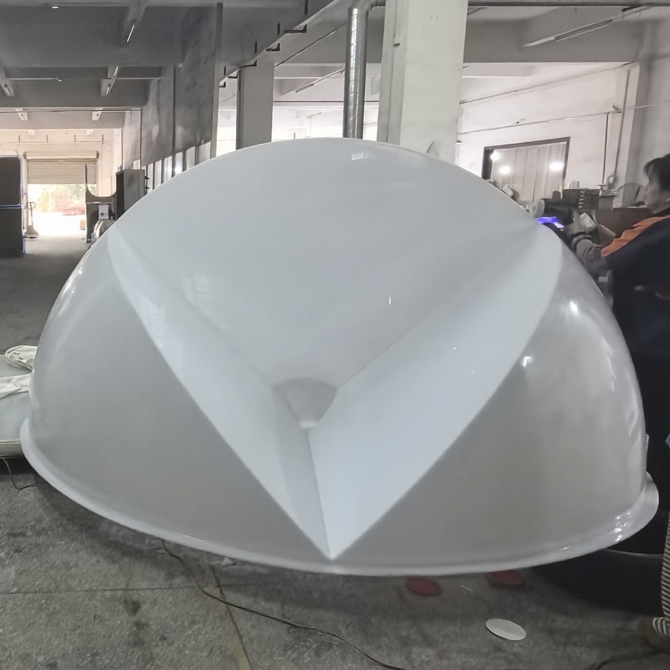 亚克力异形透明半球 三分之二奶白整球 各类有机玻璃罩子食品球