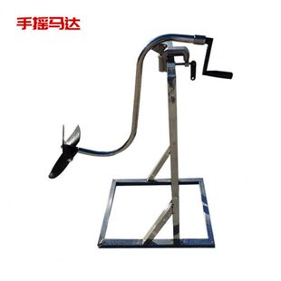 螺旋桨全新手动手摇大推进器船用小2022支架橡皮艇马达年汽艇桨叶