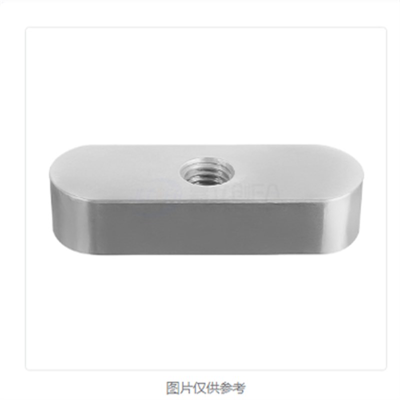 中心沉孔型/中心螺纹沉孔型  不锈钢平键带孔Y-LMBA26-B18-L110