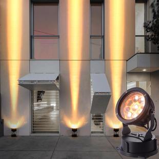 一束光聚光灯led外墙射灯远程投光灯光柱灯户外防水强光灯洗墙灯