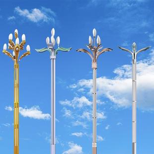 定制中华灯玉兰灯广场景观灯户外照明6米8米9米10米高杆道路灯