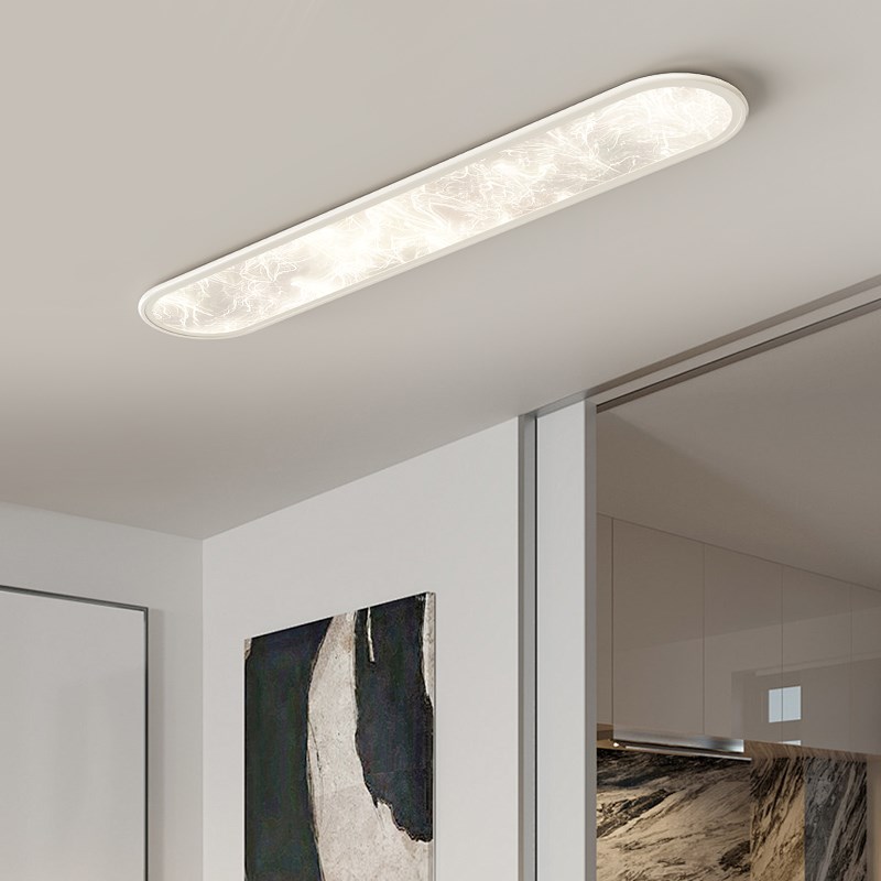 2025新款过道灯创意云雾板高级感意式极简超薄长条阳台走廊玄关灯