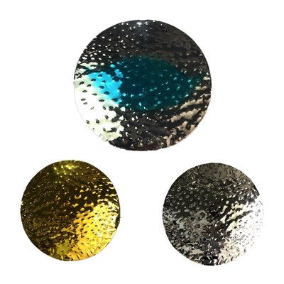 网红拍照氛围墙面装饰圆形壁挂壁饰壁灯立体浮雕定制电镀渐变新品