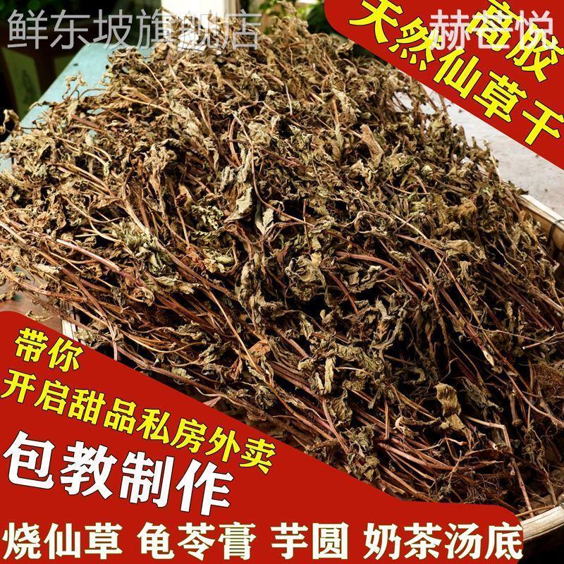 仙草干仙草冻黑凉粉草粿草汁正宗仙人粄草龟苓膏烧仙草 新鲜草干