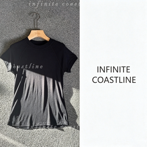 INFINITE COASTLINE/无垠海岸12325【轻奢】半高领上衣