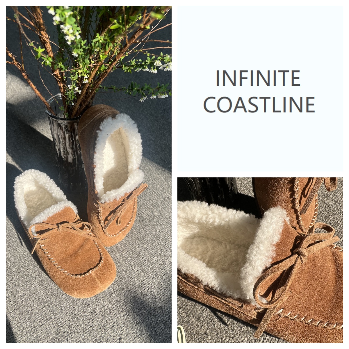 INFINITE COASTLINE/无垠海岸春晓5167手工乐福鞋 牛皮羊毛内里